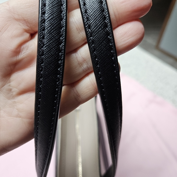 NWOT KATE SPADE Blush And Black Tote With Dusty NO CALL OUTS - Picture 14 of 15